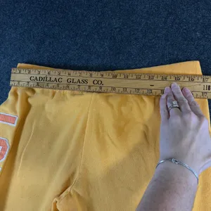 Victorias Secret PINK Sweatpants Orange Yellow Graphic Joggers Large Y2K Style‎ thumbnail 8