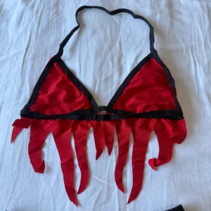 🔥❤️ “Flame Siren” 3-Piece Set – Fiery Red Festival / Cosplay Outfit (Size S, Brand New) ❤️🔥 thumbnail 4