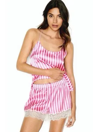 Victoria's Secret Pajama Lace Shorts thumbnail 1