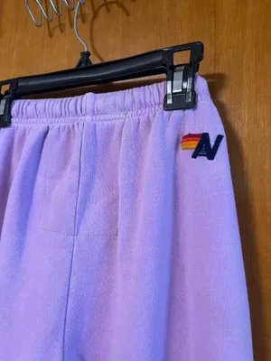 Aviator Nation Sweatpants lavender  thumbnail 4