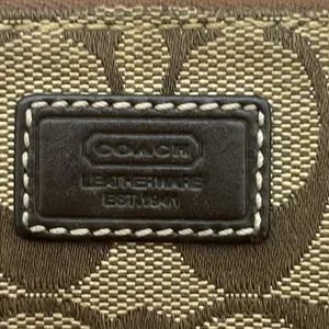 Coach wristlet logo print brown thumbnail 5