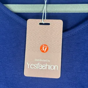 Yesfashion Navy Blue V-Neck Top Double‎ Layer Ruffle Short Sleeve Blouse Medium thumbnail 6