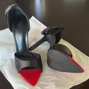 Elegant Black and Red Women's Heels size 35 thumbnail 1