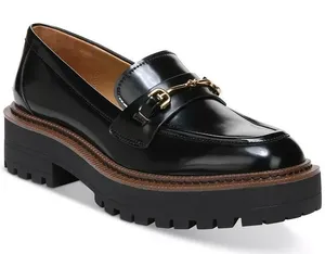 Sam Edelman Laurs Black Chunky Platform Lug Sole Loafers Women’s Shoe Size 8.5 thumbnail 1