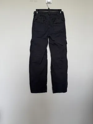American Eagle Vintage Y2K Grunge Dark Gray Cargo Pants thumbnail 6