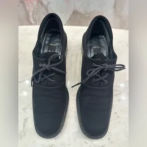 Stuart Weitzman Gore-Tex Black Oxford Lace Up Shoes Made in Spain Womens‎ 8 AAA thumbnail 5