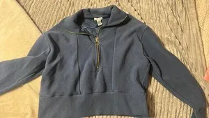Half zip jacket Blue thumbnail 1