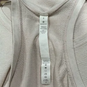 Lululemon Light Pink Racerback Tank Top Women’s 8 thumbnail 4