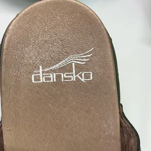 Dansko Fringe‎ Mules Sz 9 EU 42 Olive Green 3” heel New thumbnail 11