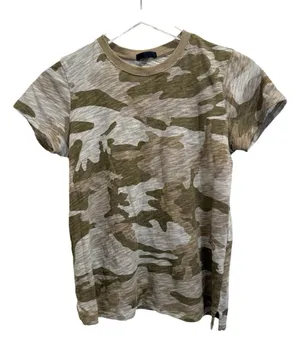 ATM Anthony Thomas Melillo (ATM) Slub Jersey Camo Green Crewneck‎ Tee size XS thumbnail 1