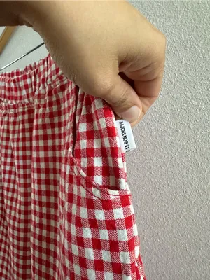 Le Bon Shoppe Arc Pants, Red Gingham Medium thumbnail 5