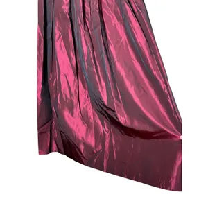 NWT Vintage Tofy‎ Burgundy Maxi Skirt Pleated Long Evening Formal Womens 8 thumbnail 4