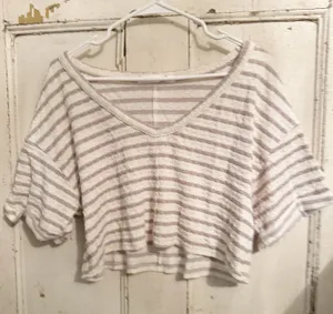 Altar'd State Top Cropped Tank stripes thumbnail 1