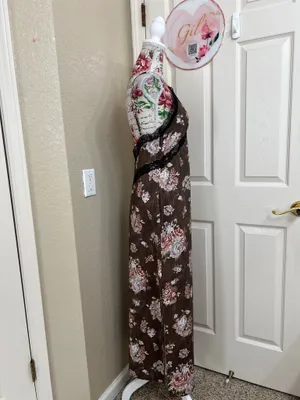 Brock Collection x H&M Woodsy Floral Slip Dress Lace Trim Cottagecore S thumbnail 3
