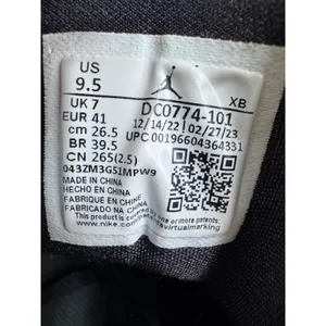 Nike Air Jordan 1 Low‎ Black White Panda Sneakers Women's 9.5 EU 41 DC0774-101 thumbnail 3