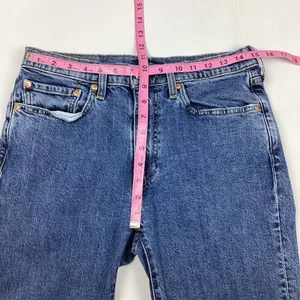 Levi’s 514 Medium Wash Men’s Straight Leg Jeans 30 x 34 Fair Condition thumbnail 5