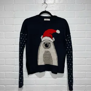 Abercrombie & Fitch Christmas Sloth Sweater thumbnail 3