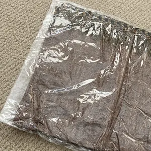 NEW Pashmina Scarf Wrap Tassles Tan Black 55% Pashmina 45% Silk SEALED thumbnail 7