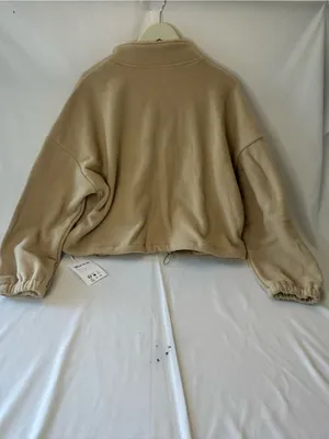 Cozy Cream Fleece Zip thumbnail 2