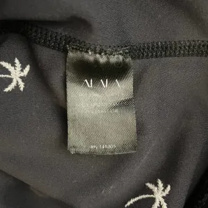 Alala Base Tight Leggings Palm Tree‎ Print Embroidered Stretch Black Size XS thumbnail 11
