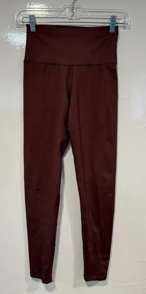 Aerie chill play move High-Waisted Leggings in Deep Burgundy‎ thumbnail 1