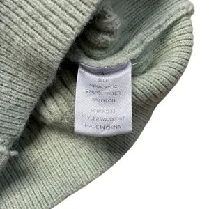 Kendall and Kylie Ribbed V neck Cardigan Button down Pistachio Green Small thumbnail 5
