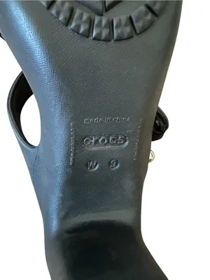 Crocs Cyprus Wedge Sandals Black Size US 9 Summer Festival Outdoors Comfort thumbnail 6