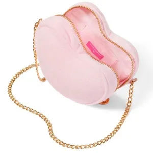 Stoney Clover Lane x Target Terry Cloth Heart Crossbody Bag Purse thumbnail 1