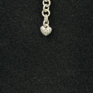 Brighton Necklace 16-18in Silver Scrollwork Pendant Heart Charm Adjustable Chain thumbnail 6