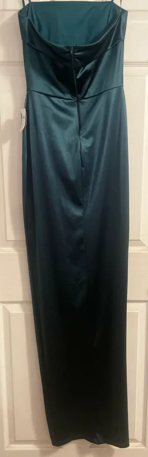 Windsor Hunter Green Strapless Maxi Dress thumbnail 3