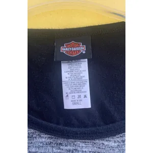 Harley Davidson women's small gray space dye shirt 3/4 sleeve thumbnail 3