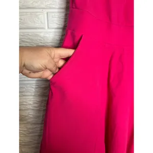 Torrid foxy off the shoulder skater dress‎ pockets hot pink women's size 0/large thumbnail 2