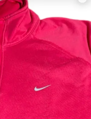 Nike FIT DRY Full Zip Athletic Jacket Women's Medium Pink thumbnail 3