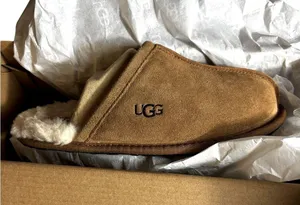 NIB UGG Pearle UGGplush™ Scuff Slipper in Chestnut Women Size 5 thumbnail 5