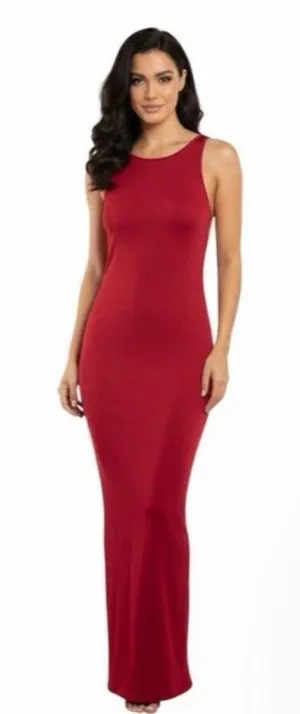 Club L London Stretch Knit Sleeveless Maxi Dress Size 16 thumbnail 1