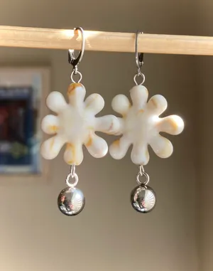 funky grunge unique street style dangle earrings💛 thumbnail 1