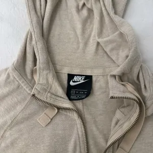 Nike Penn State Hockey Full Zip Cream / Beige Hooded Jacket | Size XS thumbnail 4
