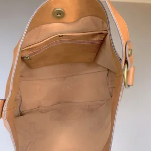 Bohemian Brown‎ Vegan Leather Hobo Shoulder Bag thumbnail 9