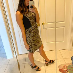 Gold and Black Dress thumbnail 3