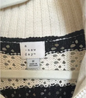 A new day quarter zip sweater  thumbnail 3