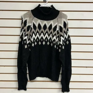 Gianni Bini Fair Isle‎ Mock Neck Knit Sweater SEE DETAILS REGARDING COLOR OF SWEATER. thumbnail 7