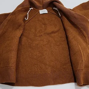 Aritzia Wilfred Chunky Shawl Collar Cardigan - Brown thumbnail 5