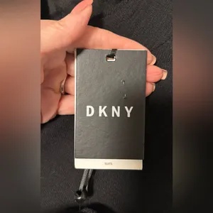 NWT DKNY Black Military Blazer Jacket Double-Breasted Gold Button Stand Collar thumbnail 12
