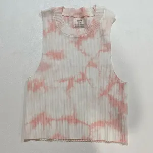 Aerie Pink Tie Dye Ribbed Tank Top Small Soft Girl Coquette Y2K thumbnail 2