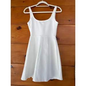 Lulus Always Admired White Sleeveless Mini Dress Weekend Square Neck Short Large thumbnail 4