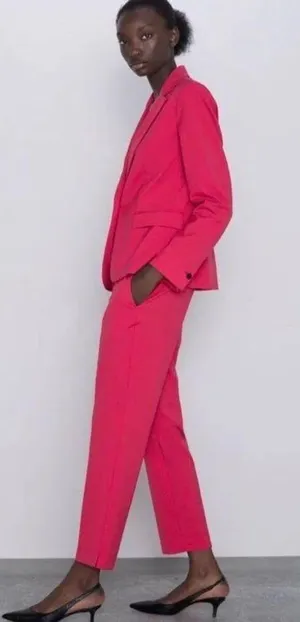 Zara Fuchsia Pants thumbnail 1