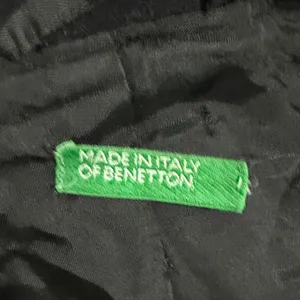 United Colors Of Benetton Men's Black Trench Coat thumbnail 4