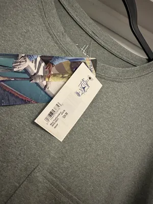 Guy Harvey grey fishing shirt thumbnail 3