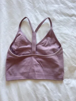 Set Active Ribbed V Sports Bra thumbnail 6