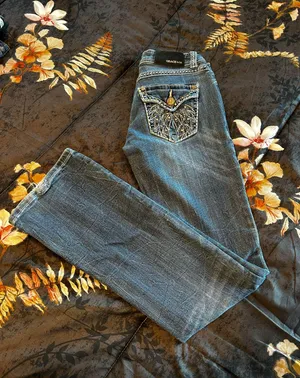 GRACE IN LA Boot Cut Jeans thumbnail 1